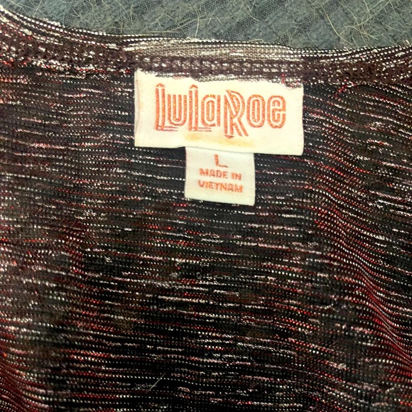 LuLaRoe Shimmer vest - Picture 4 of 4